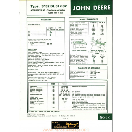 John Deere 3152dl01 3152dl02 Tracteur