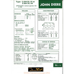 John Deere 3164dl01 3164dl04 Tracteur