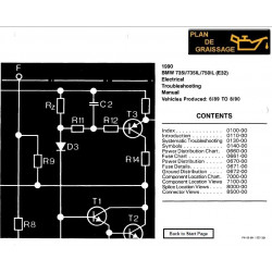Bmw 735i Il 750 E32 Elecrical Troubleshooting 1990