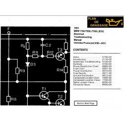 Bmw 735i Il 750 E32 Elecrical Troubleshooting 1991