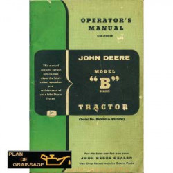 John Deere B Tracteur