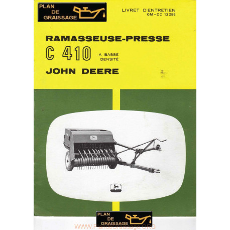 John Deere C 410 Ramasseuse Presse