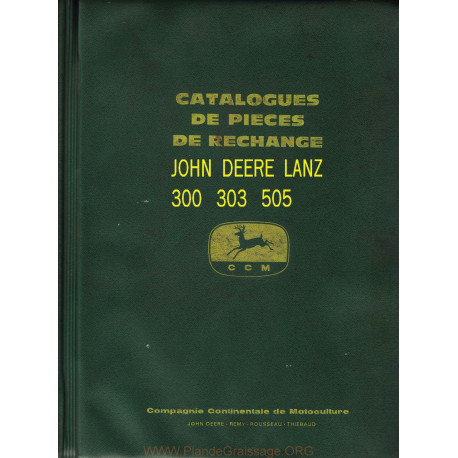John Deere Lanz 300 303 505 Cat Part1 Tracteur