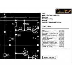 Bmw 735i Il 750 E32 Elecrical Troubleshooting 1992