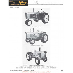 John Deere Pc0858 3020 Utility Tracteur