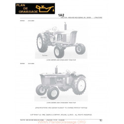 John Deere Pc1116 4000 4020 Tracteur