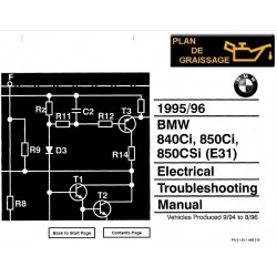 Bmw 840 850 Csi Ci E31 Electrical Troubmeshooting 1995 1996
