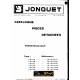 Jonquet Jdv1 Debroussailleur Pieces