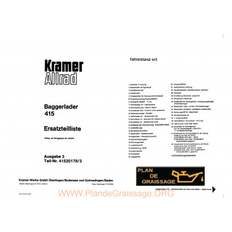 Kramer 415 Et Baggerlader