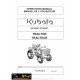 Kubota B6100hst B7100hst Tracteur
