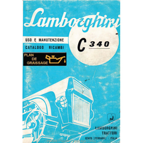 Lamborghini C340 Catalogue Vues Eclatees Chenillards