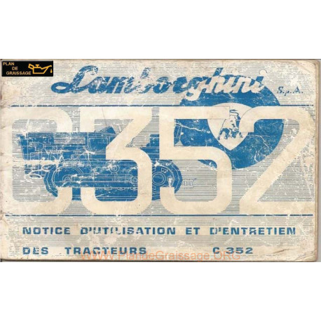 Lamborghini C352 Notice Entretien Chenillards