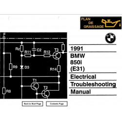 Bmw 850i E31 Electrical Troubmeshooting 1991
