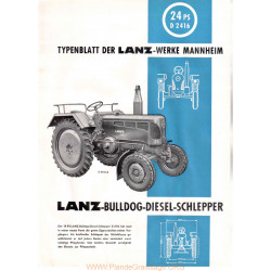 Lanz D2416 24ps Tracteur