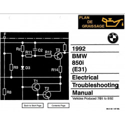 Bmw 850i E31 Electrical Troubmeshooting 1992