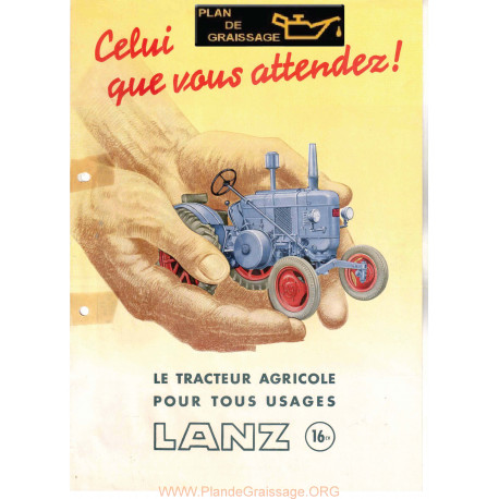 Lanz D5506 16cv Tracteur