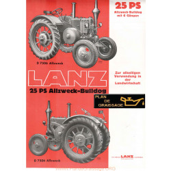 Lanz D7506 25ps Tracteur
