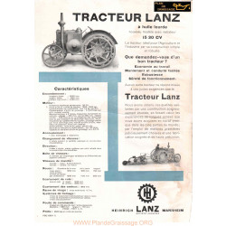 Lanz Hr5 15 30 Cv Tracteur