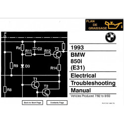Bmw 850i E31 Electrical Troubmeshooting 1993