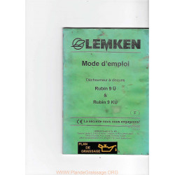 Lemken Rubin 9 K U Dechaumeur Disques
