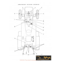 Leyland Tractor Lubrication Chart 602 702 802 Explorer Cab