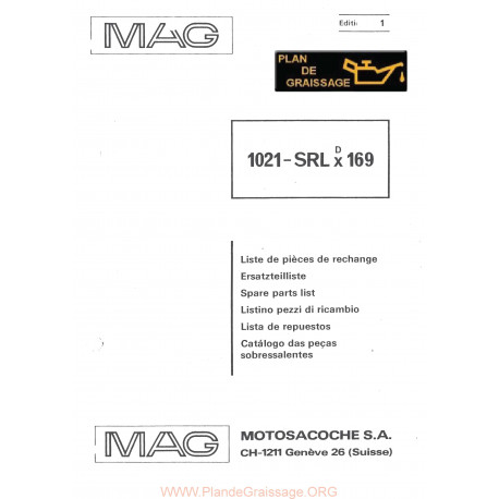 Mag 1021 Srlx 169 Motoculteurs