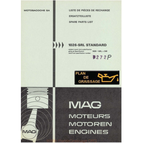 Mag 1026 Srlx 240 272 Moteur