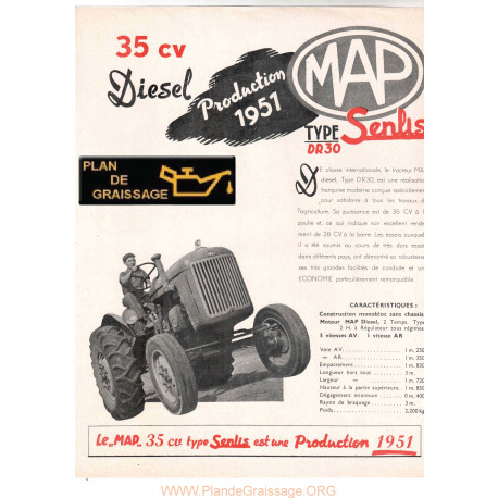 Map Dr30 35cv Senlis Tracteur