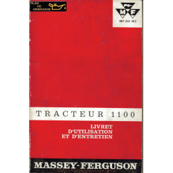Massey Ferguson 1100 Manuel entretien