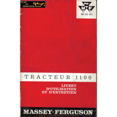 Massey Ferguson 1100 Manuel entretien