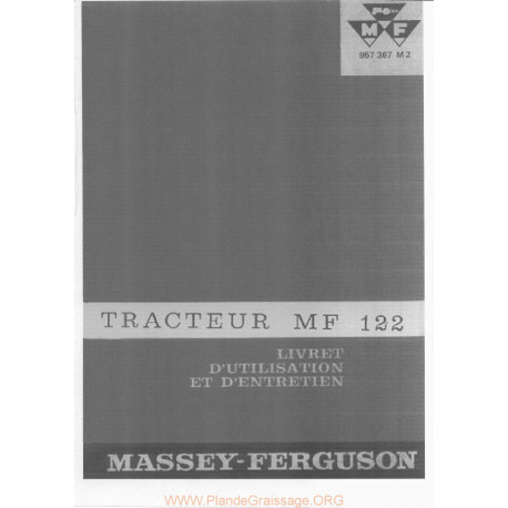Massey Ferguson 122 Tracteur