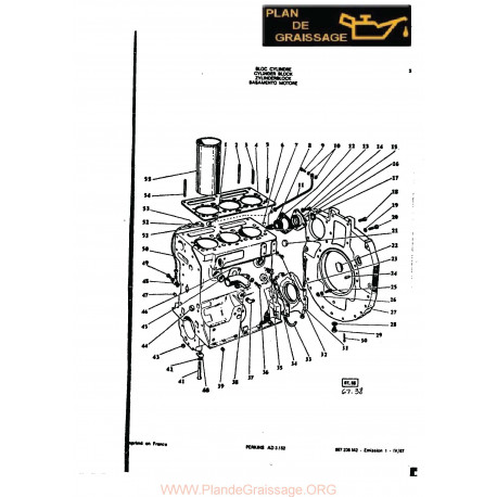 Massey Ferguson 135 140 145 Ad 3152