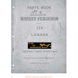 Massey Ferguson 250 Chargeur