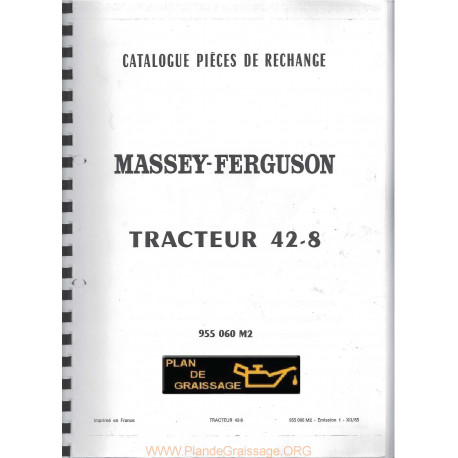 Massey Ferguson 42 8 Piece