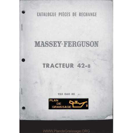 Massey Ferguson 42 8 Rechanges M1