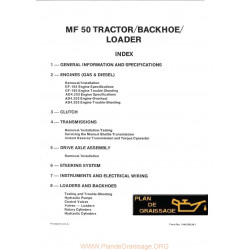 Massey Ferguson 50b general info